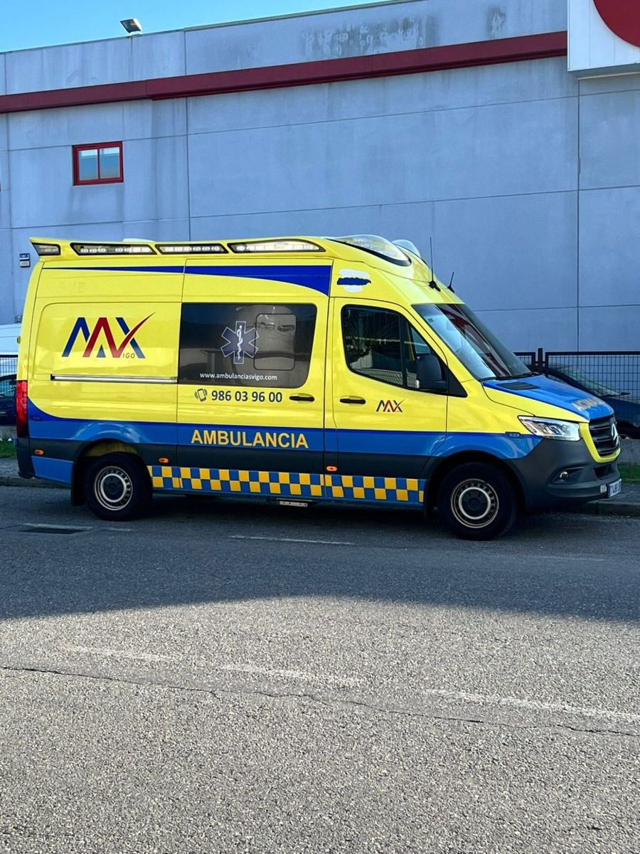 Ambulancia Vigo en servicio