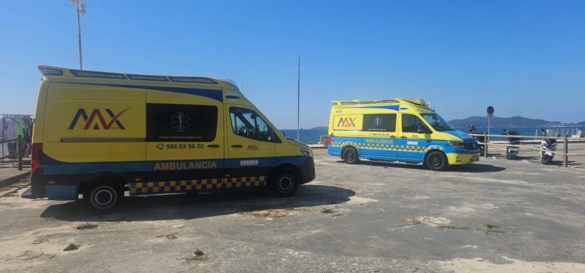 Ambulancias Vigo junto al mar